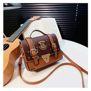 Foto 4 | Bolsa Mariconera Mujer Para Harry Potter Bolso Crossbody Belug, Marrón