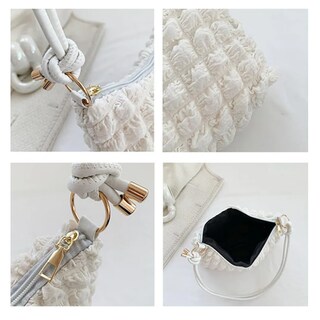 Foto 3 | Bolso Bandolera De Moda P/mujer Lab.g, Blanco
