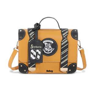 Foto 1 | Color Sólido Letras Mano Bolso De Para Mujer Bandolera Moda Belug, Amarillo