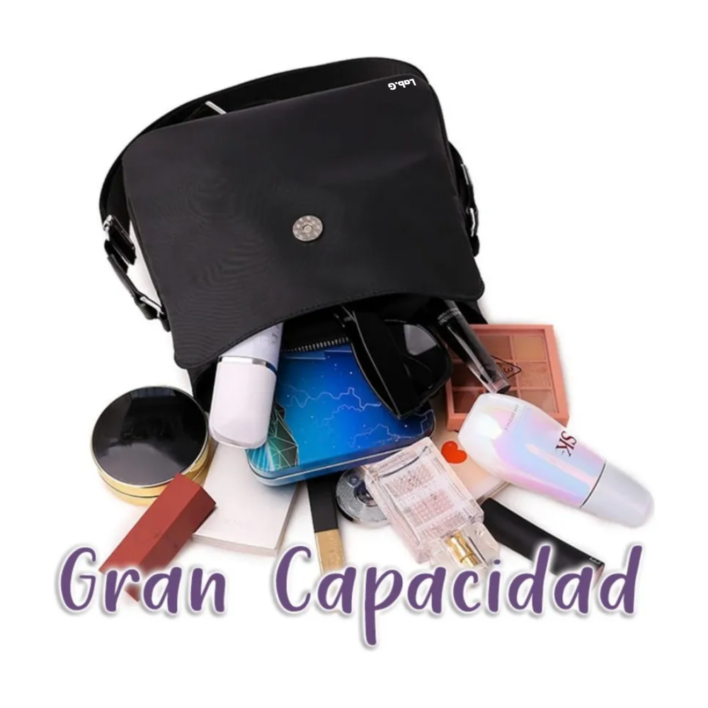 Foto 4 pulgar | Bolsa Mujer Crossbody Impermeable  Lab.g, Negro