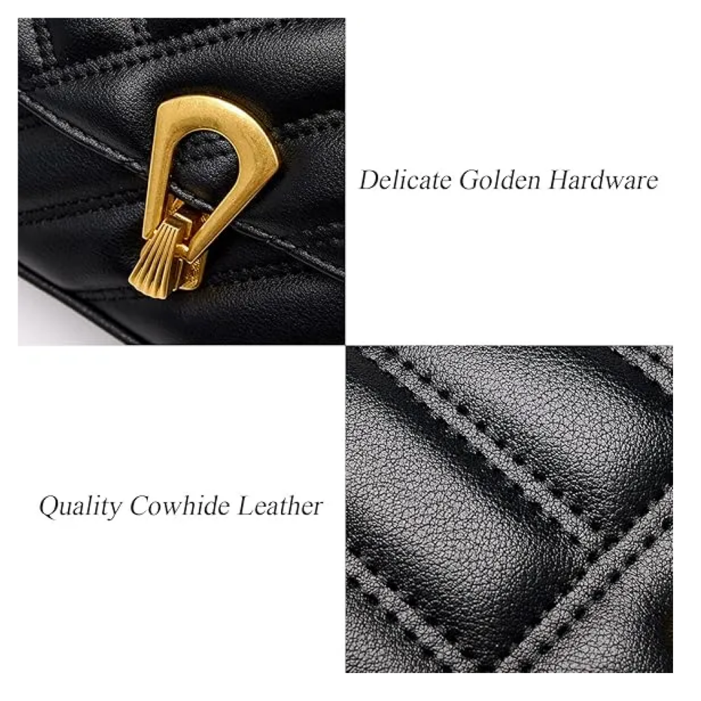Foto 4 pulgar | Bolsa Elegante Moda Para Mujer Bandolera Crossbody Lab.g,  Negro