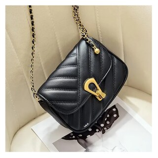 Foto 4 | Bolsa Elegante Moda Para Mujer Bandolera Crossbody Lab.g, Negro