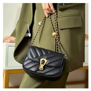 Foto 5 | Bolsa Elegante Moda Para Mujer Bandolera Crossbody Lab.g, Negro