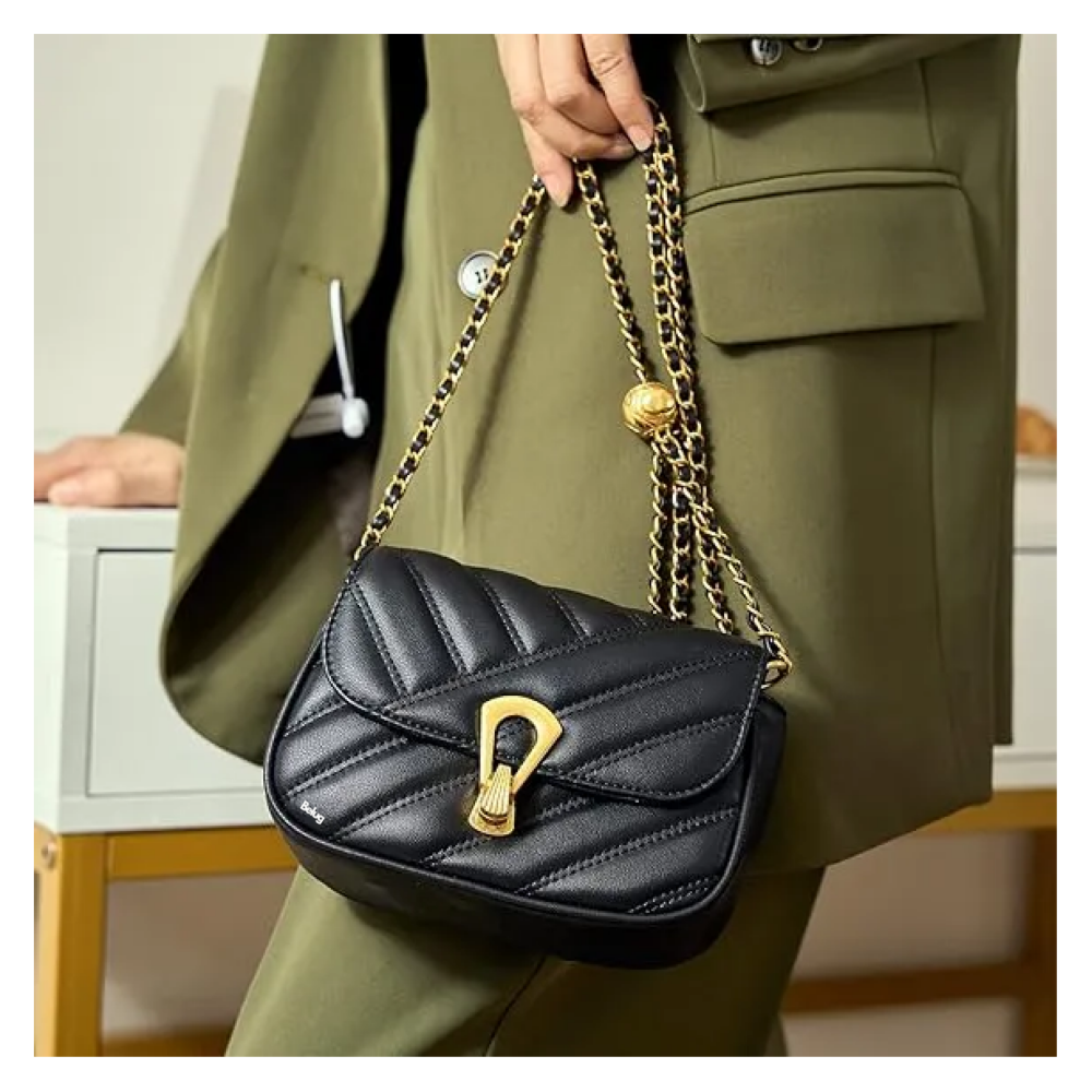 Foto 6 pulgar | Bolsa Elegante Moda Para Mujer Bandolera Crossbody Belug,  Negro