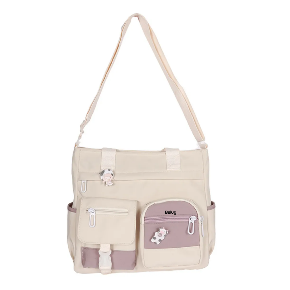 Foto 1 | Bolso Multifuncional De Lona De Gran Capacidad Belug, Blanco