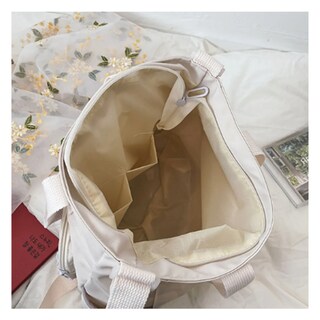 Foto 5 | Bolso Multifuncional De Lona De Gran Capacidad Belug, Blanco