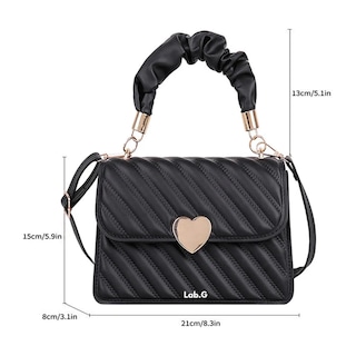 Foto 2 | Bolso De Mano Con Un Solo Hombro Moda Y Elegante Para Mujer Lab.g, Negro