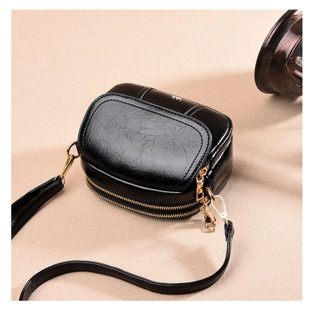 Foto 3 | Bolsas Pequeñas Bandolera Crossbody Ajustable Lab.g, Negro