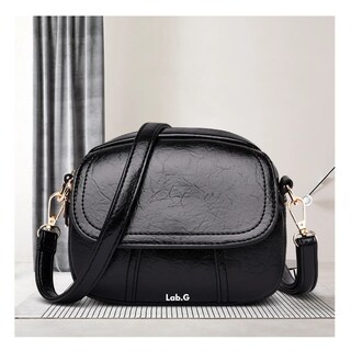 Foto 4 | Bolsas Pequeñas Bandolera Crossbody Ajustable Lab.g, Negro