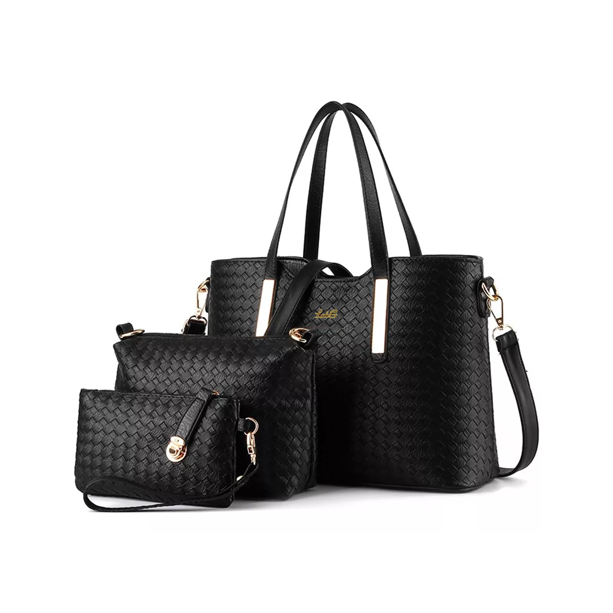 Foto 2 pulgar | ''juego De Bolsos Para Mujer Impermeable 4 Piezas Lab.g Negra