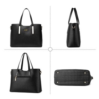 Foto 5 | ''juego De Bolsos Para Mujer Impermeable 4 Piezas Lab.g Negra