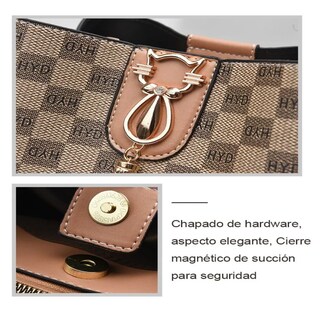 Foto 3 | Bolsa Crossbody Dama Belug, Marrón Claro