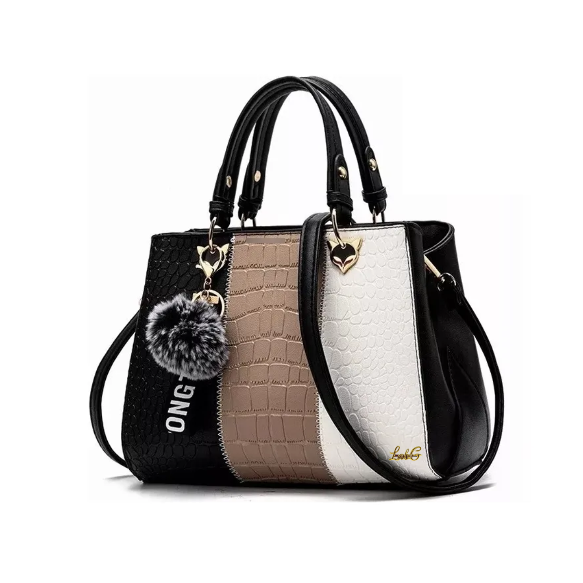 Foto 1 | Bolsa Mujer Dama Elegante Hombro Oblicuo Portátil 3 En 1 Lab.g Multicolor