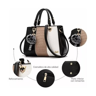 Foto 5 | Bolsa Mujer Dama Elegante Hombro Oblicuo Portátil 3 En 1 Lab.g Multicolor