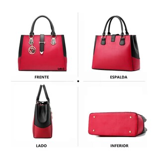 Foto 4 | Bolsos De Mujer Bolsos Bandolera Bolsos De Hombro Lab.g, Color Rojo