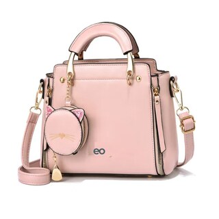 Foto 1 | Bolsa Mujer Moda Impermeable Casual Vintage Eo Safe Imports Esi-19527 Rosa