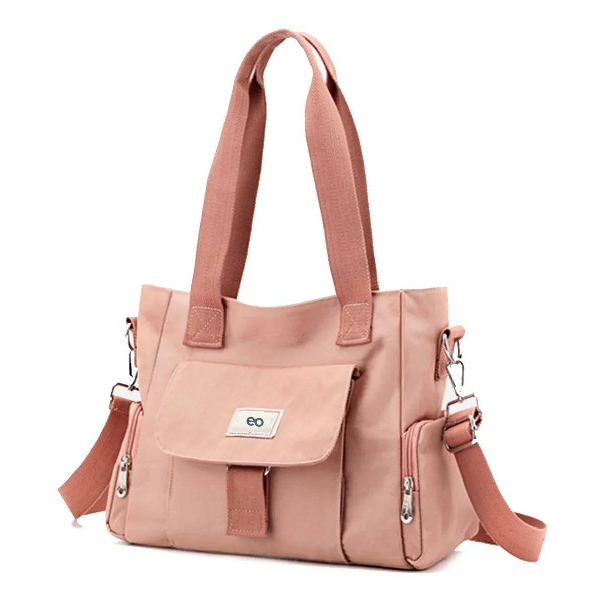 Foto 1 | Bolsa Oxford Mujer Tote Mano Eo Safe Imports Esi-19530 Rosa