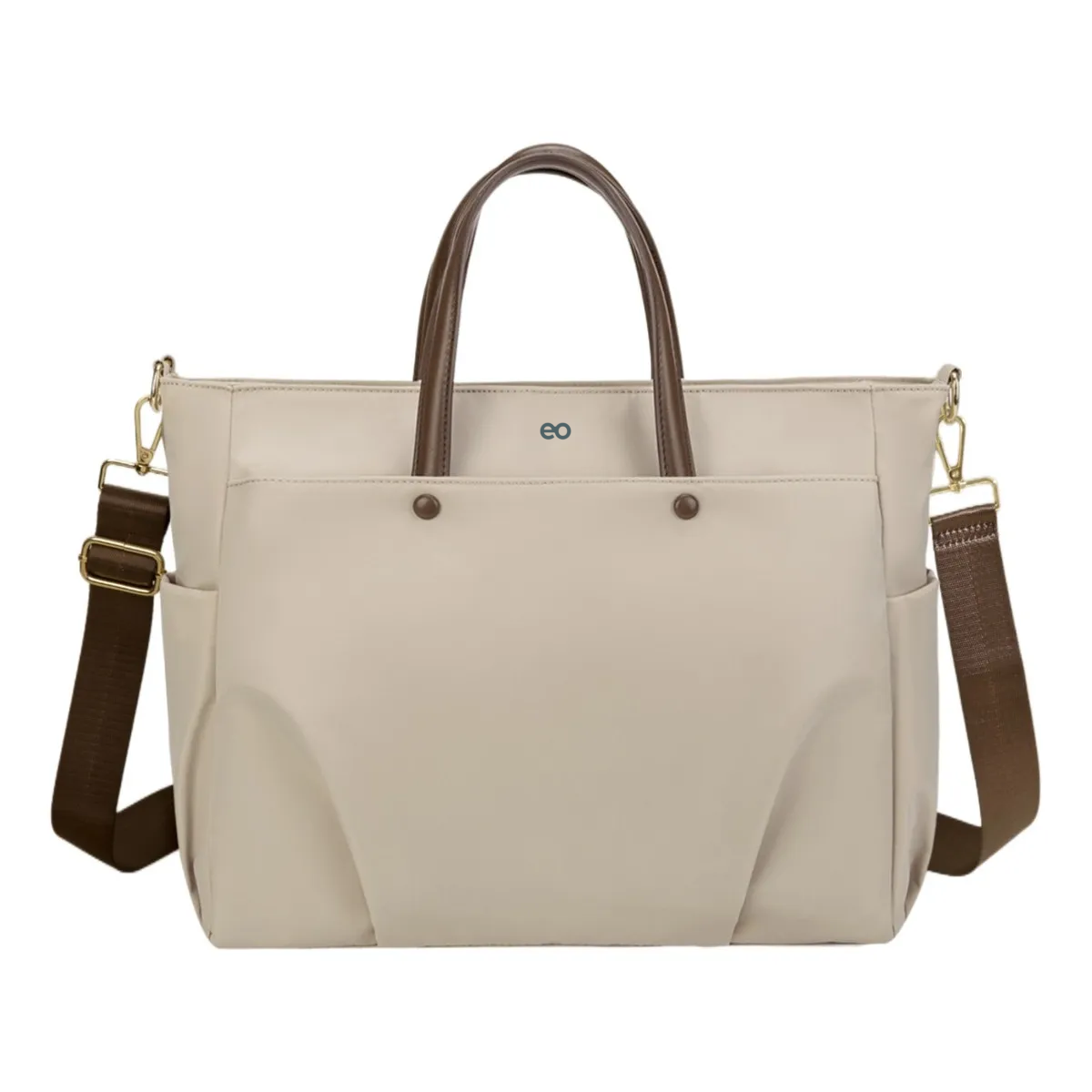 Foto 2 pulgar | Bolsa Para Laptop Mujer Impermeable  Eo Safe Imports  Esi-19524 Beige