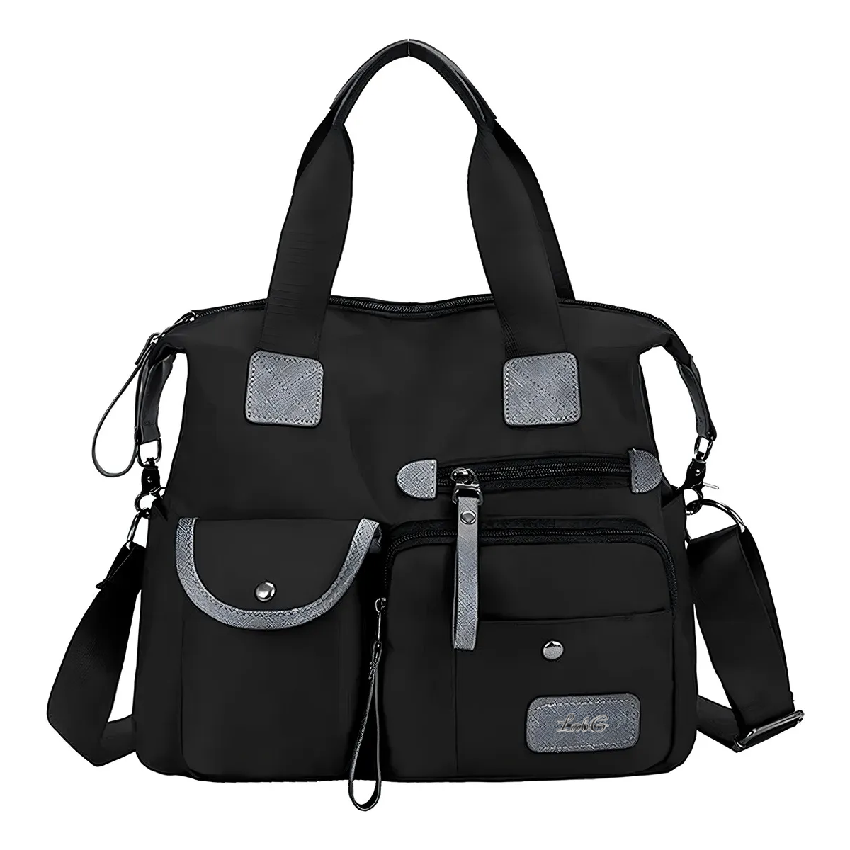 Foto 1 | Bolsa Impermeable Bandolera Para Mujer Portátil Lab.g Negro
