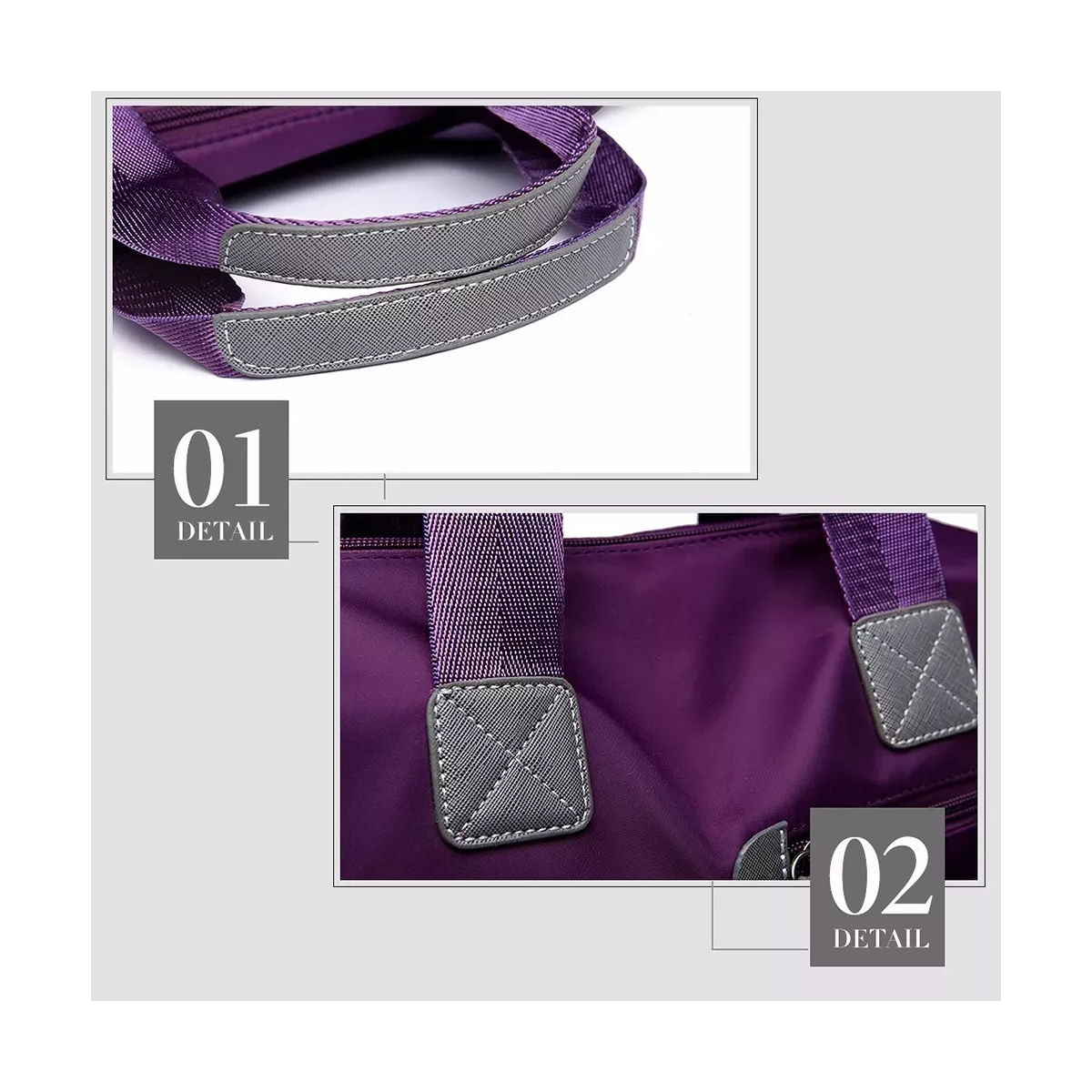 Foto 3 | Bolsa Impermeable Bandolera Para Mujer Portátil Lab.g Negro