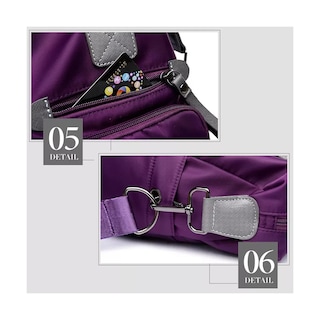 Foto 5 | Bolsa Impermeable Bandolera Para Mujer Portátil Lab.g Negro