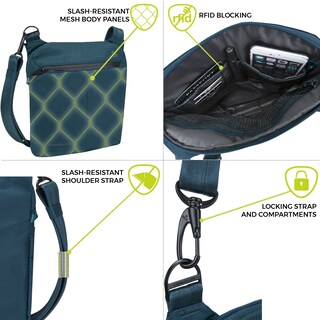 Foto 5 | Bandolera Travelon Anti-theft Active Pequeña Negra - Venta Internacional.