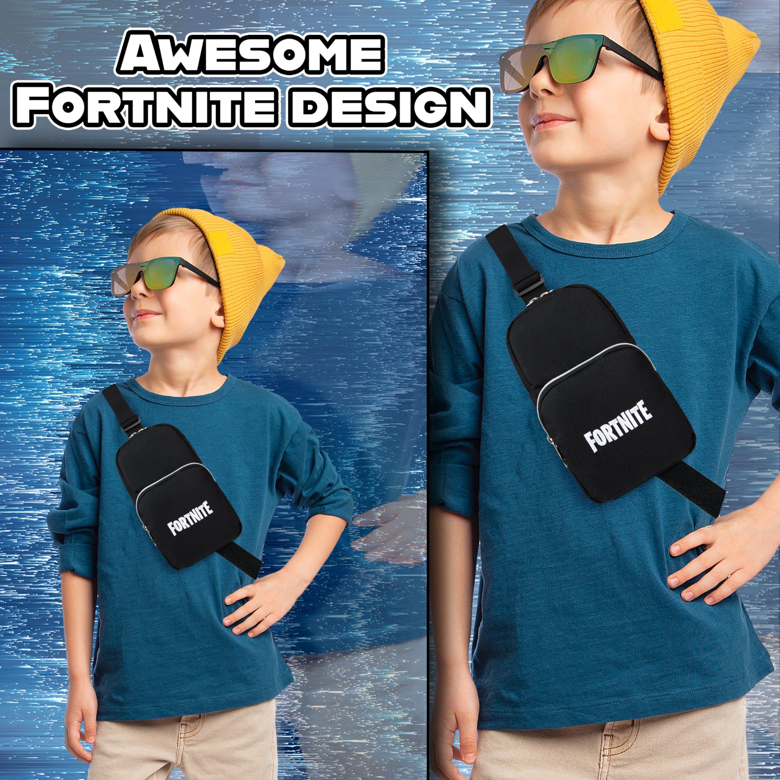 Foto 4 pulgar | Bandolera Fortnite Boys Ajustable Para Niños, Bolsa De Viaje - Venta Internacional.