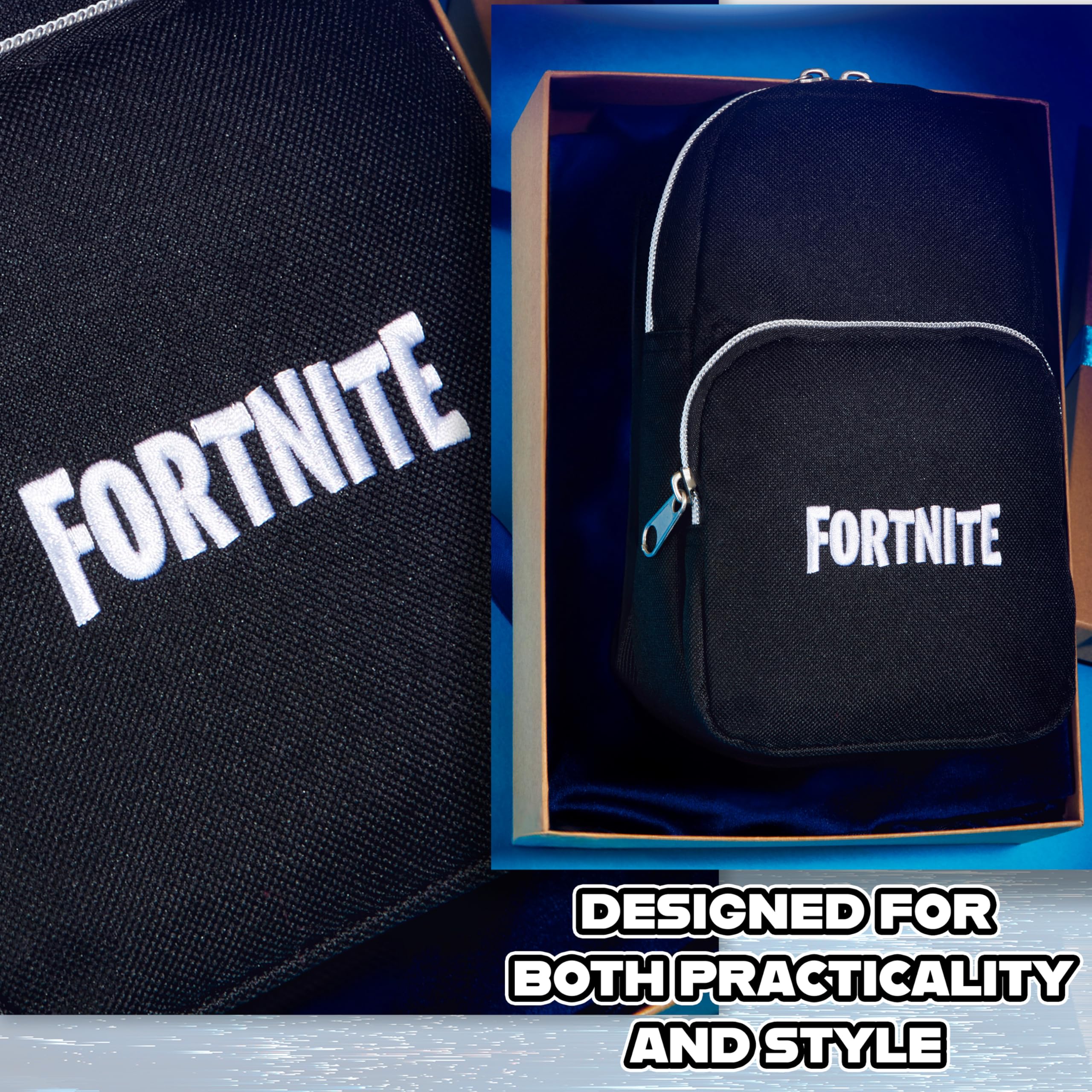 Foto 6 pulgar | Bandolera Fortnite Boys Ajustable Para Niños, Bolsa De Viaje - Venta Internacional.