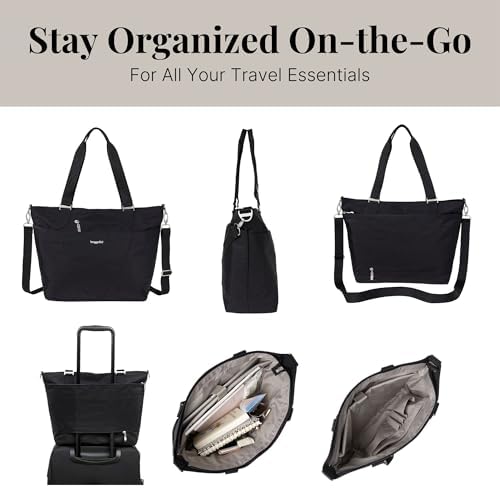 Foto 7 | Bolsa De Viaje Baggallini Avenue Tote Negra Ligera E Impermeable - Venta Internacional.