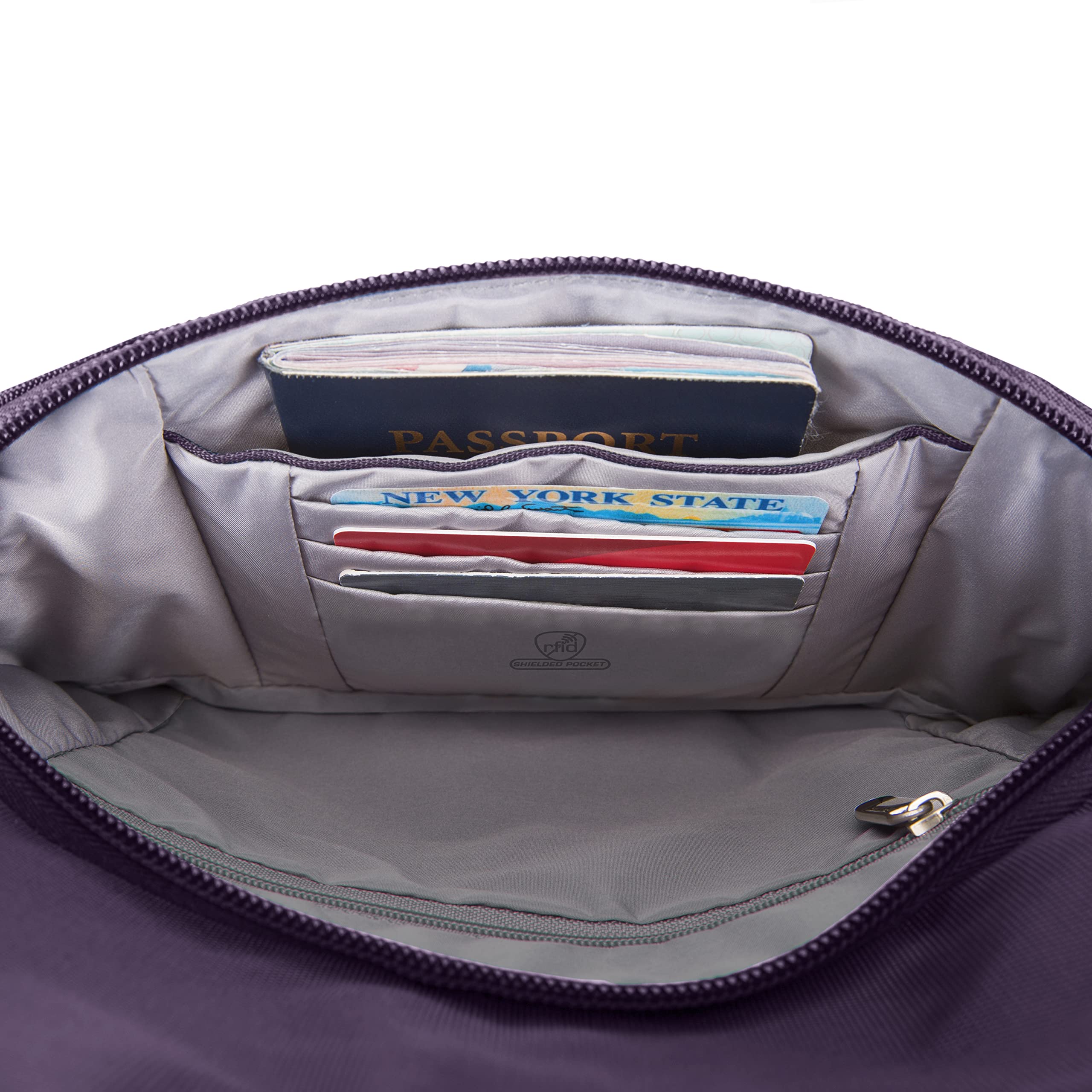 Foto 4 | Bandolera Travelon Anti-theft Essential Púrpura - Venta Internacional.