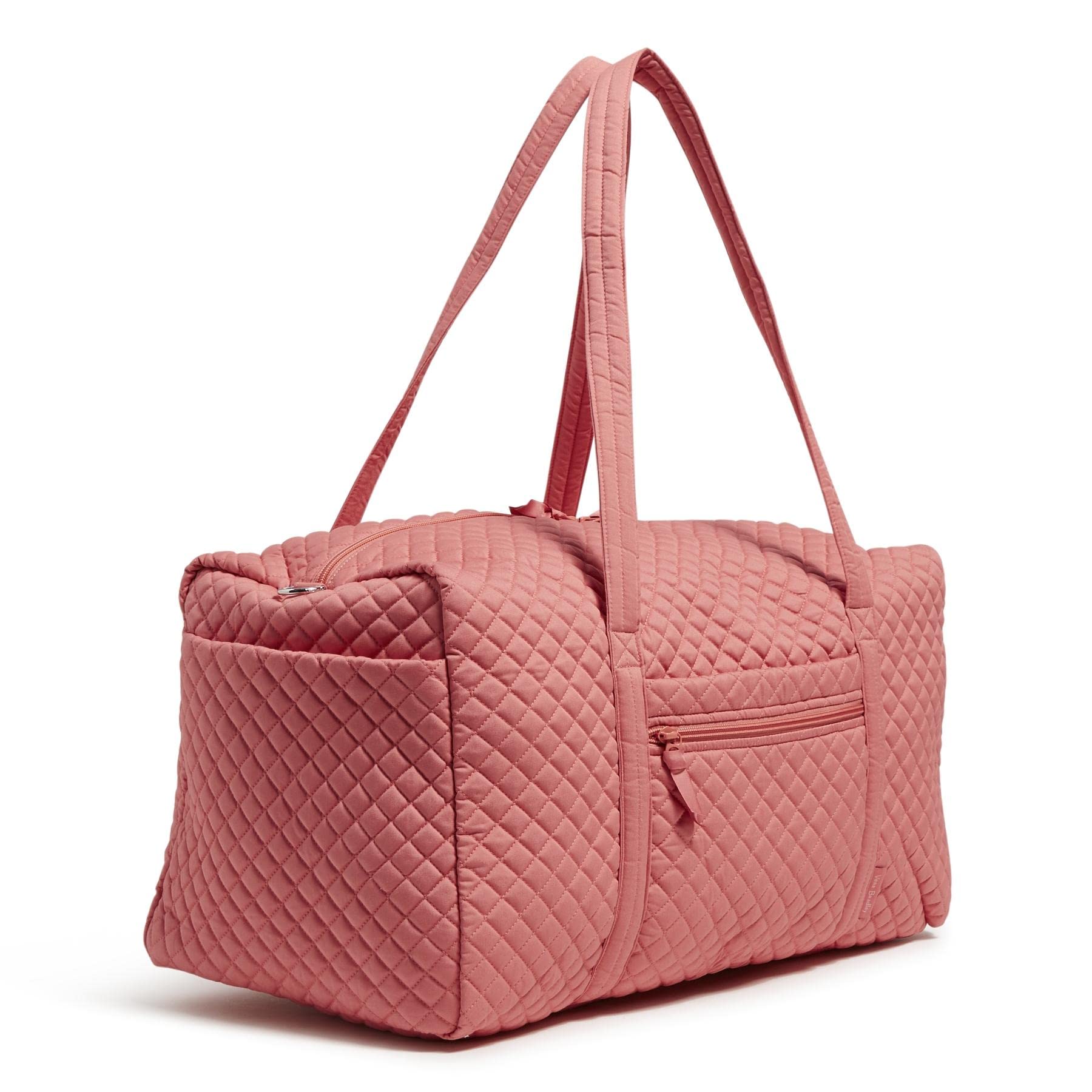 Foto 3 pulgar | Bolsa De Viaje Vera Bradley Terra Cotta Rose De Algodón Reciclado - Venta Internacional.