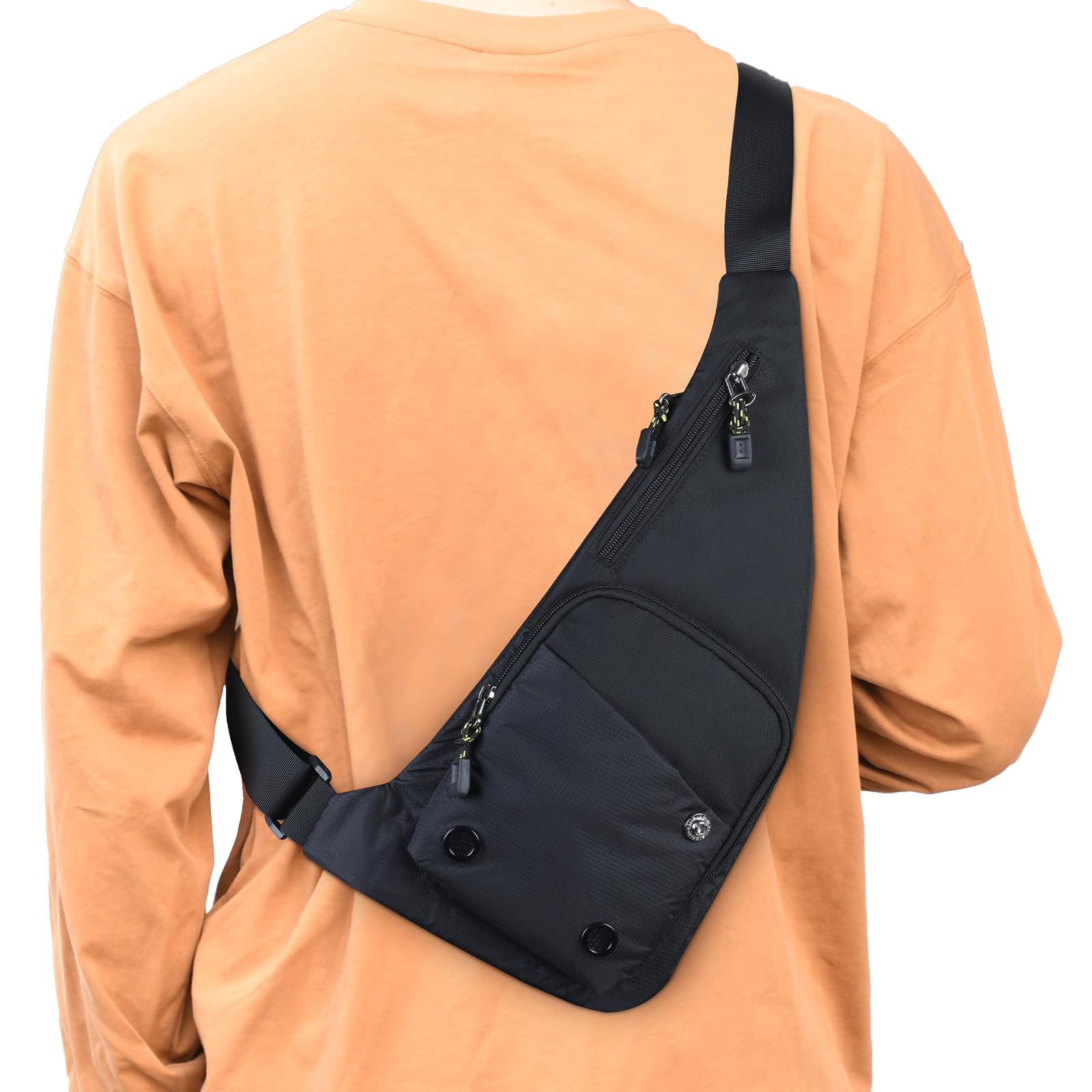 Foto 2 pulgar | Bandolera Pequeña E Impermeable Para Hombre - Venta Internacional.
