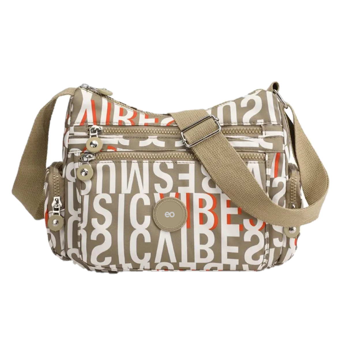 Foto 1 | Bolsas Impermeable Dama Cruzada Eo Safe Imports Esi-19643 Marron