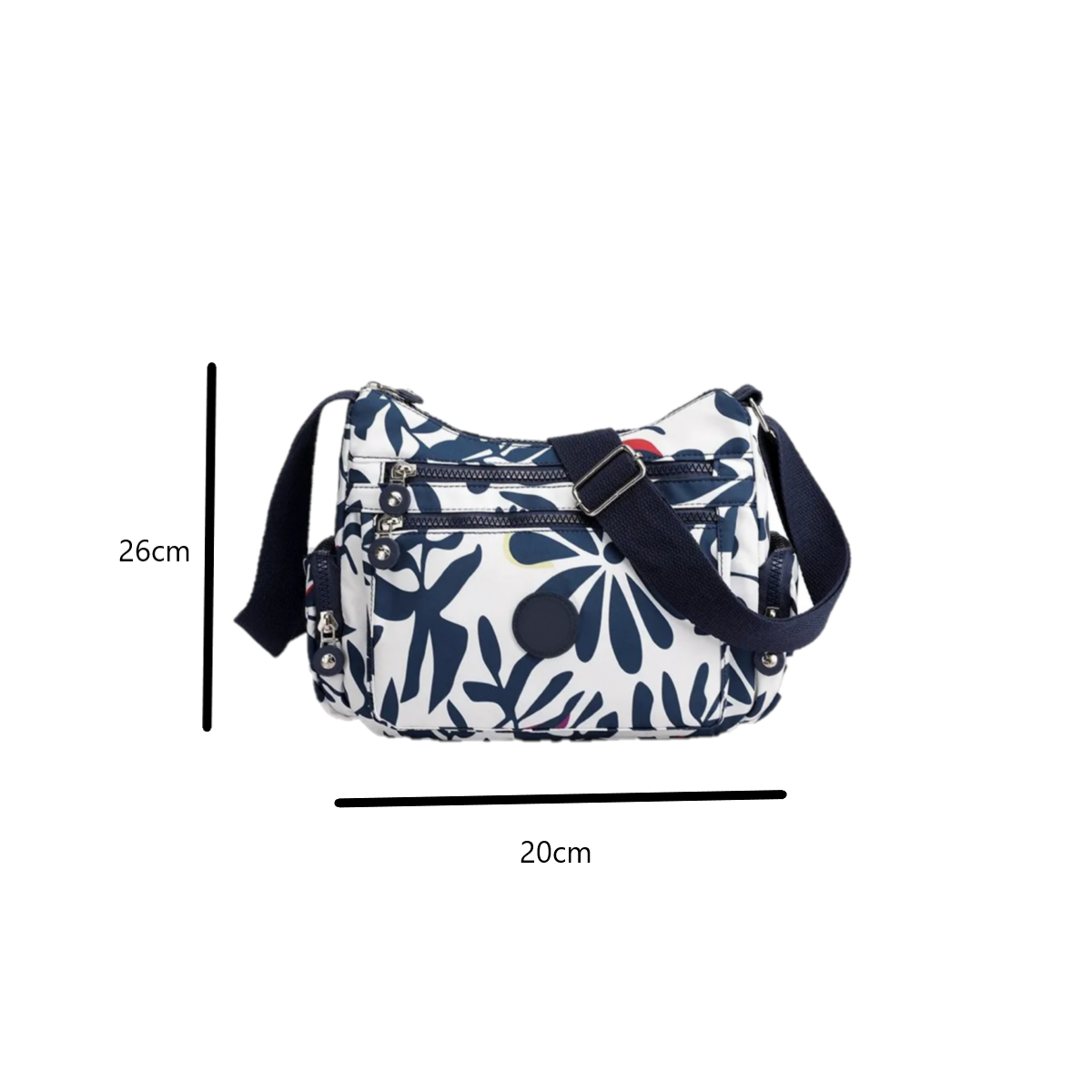 Foto 3 | Bolsas Impermeable Dama Cruzada Eo Safe Imports Esi-19642 Azul