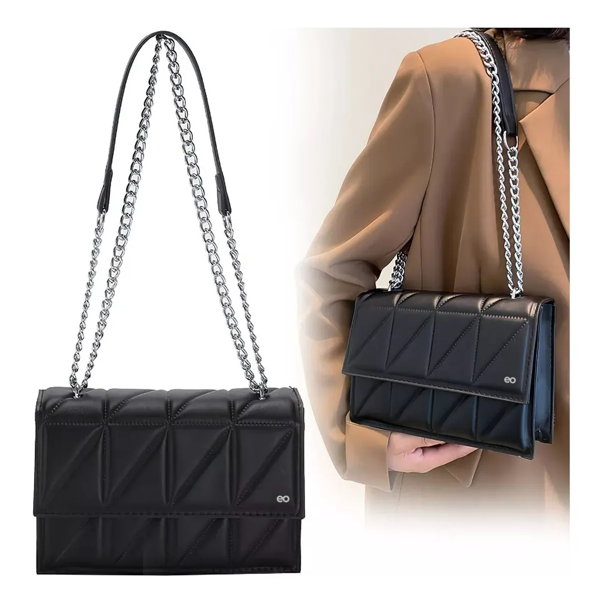 Foto 4 | Bolso de Mano Ajustable Eo Safe Imports Esi-19807 Negro