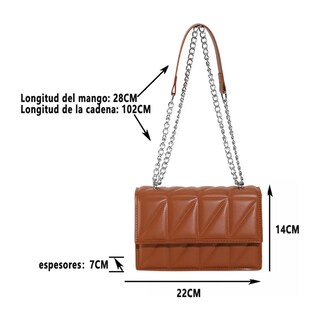 Foto 2 | Bolso de Mano Ajustable Eo Safe Imports Esi-19806 Marron