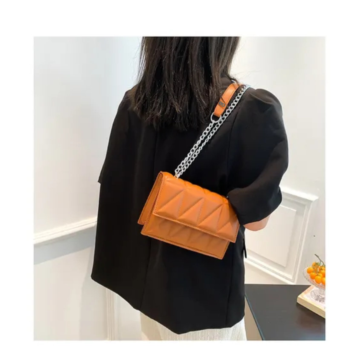 Foto 4 | Bolso de Mano Ajustable Eo Safe Imports Esi-19806 Marron