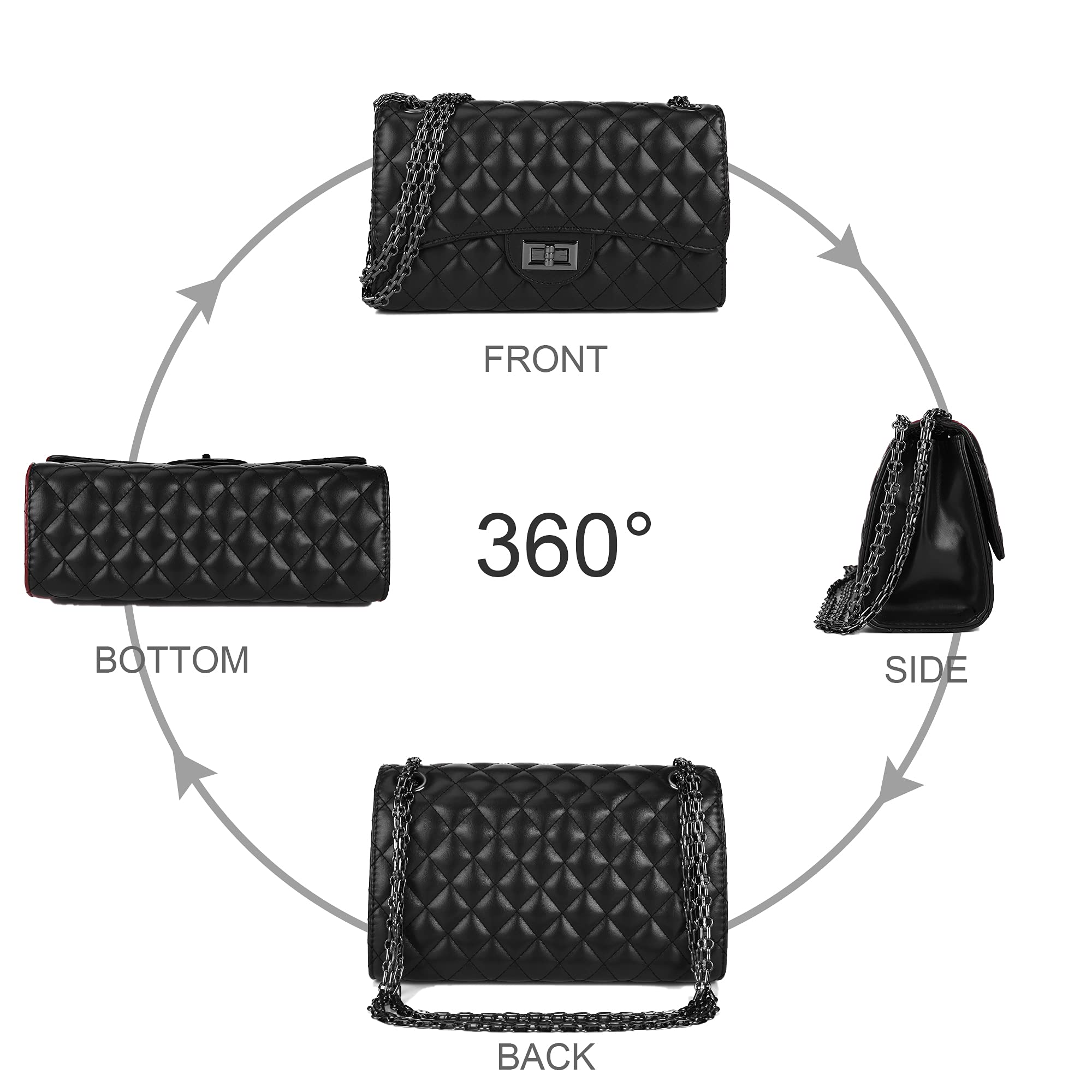 Foto 8 pulgar | Bolso Bandolera General Acolchado Para Mujer - Venta Internacional.