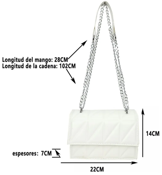 Foto 2 | Elegante Bolso De Cuero Pu Xtellar Para Mujer - Ajustable Y Versátil