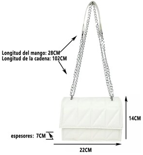 Foto 2 | Elegante Bolso De Cuero Pu Xtellar Para Mujer - Ajustable Y Versátil