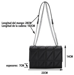 Foto 2 | Elegante Bolso De Cuero Pu Xtellar Para Mujer - Ajustable Y Versátil