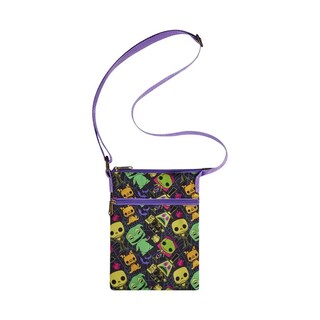Foto 1 | Loungefly X Funko: Mundo De Jack Blacklight - Personajes Neon Bolso Cruzado