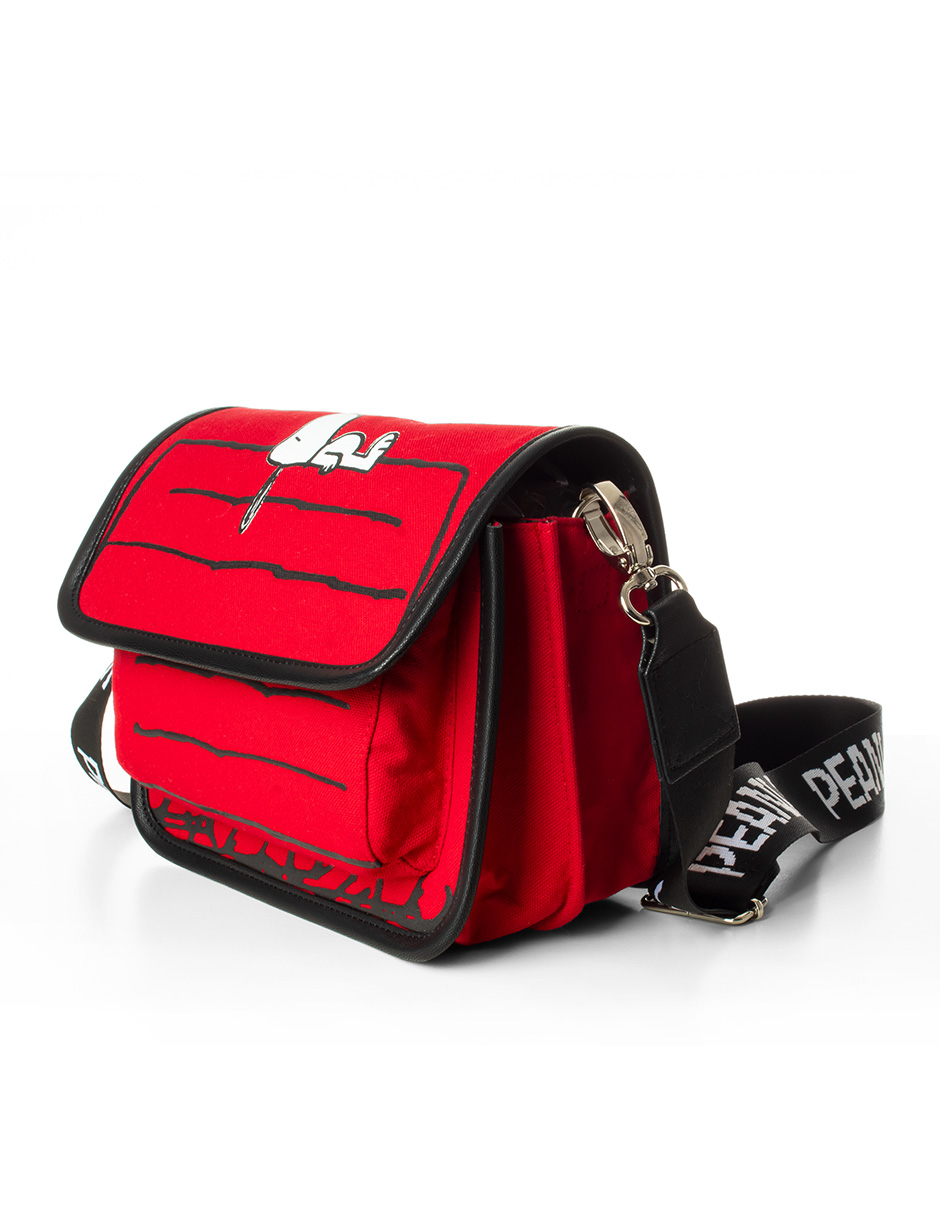 Foto 4 pulgar | Bolsa Peanuts Snoopy Roja