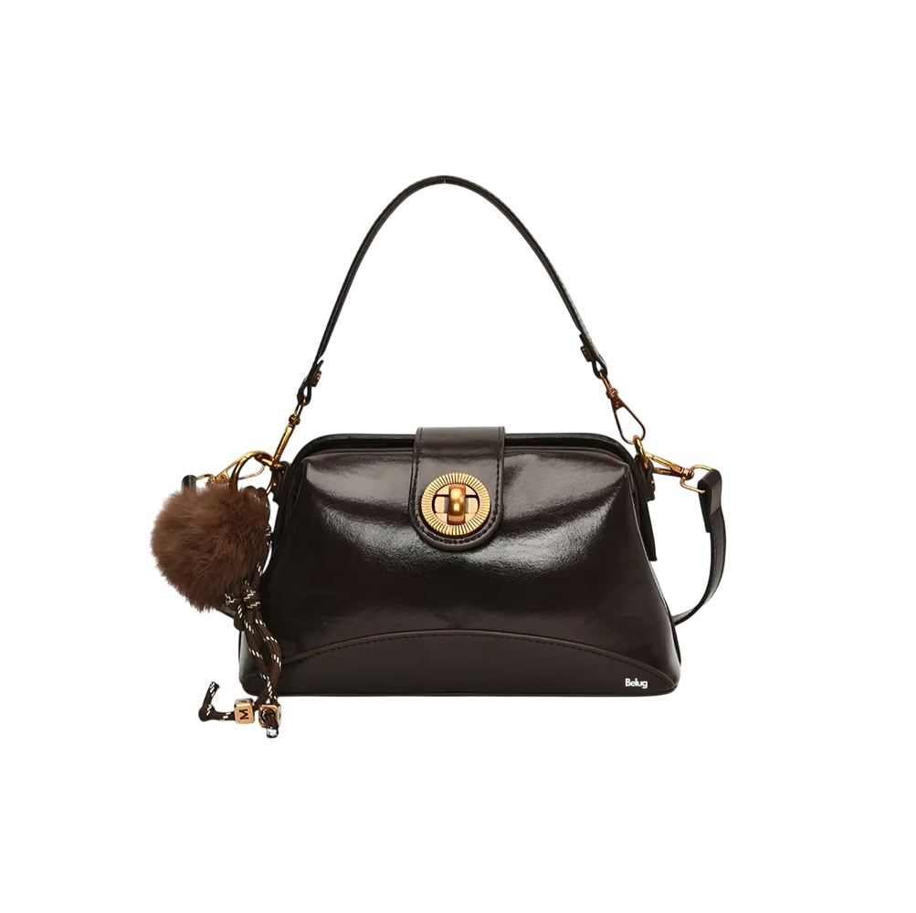 Foto 2 pulgar | Bolso Belug Mujer Piel Casual Mano Bandol Marron Oscuro