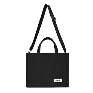 Foto 1 | Bolso Mujer De Pana Casual Lab.g Negro