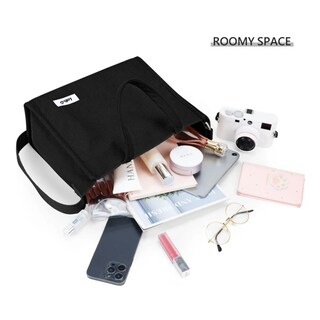 Foto 4 | Bolso Mujer De Pana Casual Lab.g Negro