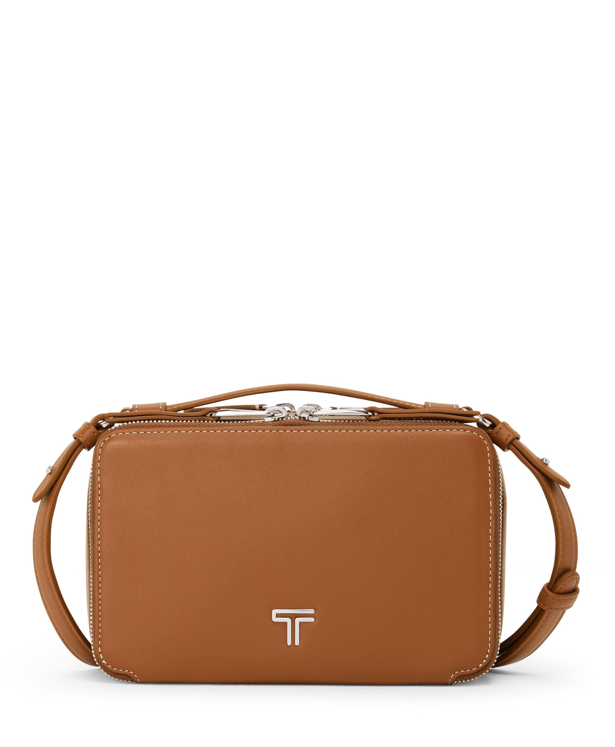 Foto 5 | Bandolera Tumi Voyageur Myla De Piel Estructurada Color Caramelo - Venta Internacional.