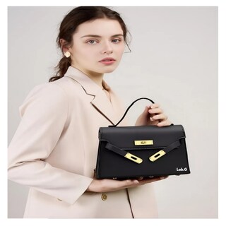 Foto 2 | Bolsa De Dama Mujer Bolsos Para Crossbody Bolso Lab.g Negra