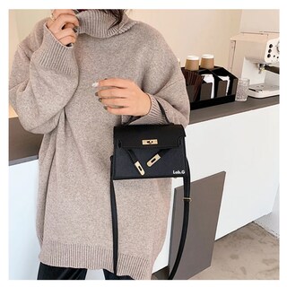 Foto 4 | Bolsa De Dama Mujer Bolsos Para Crossbody Bolso Lab.g Negra