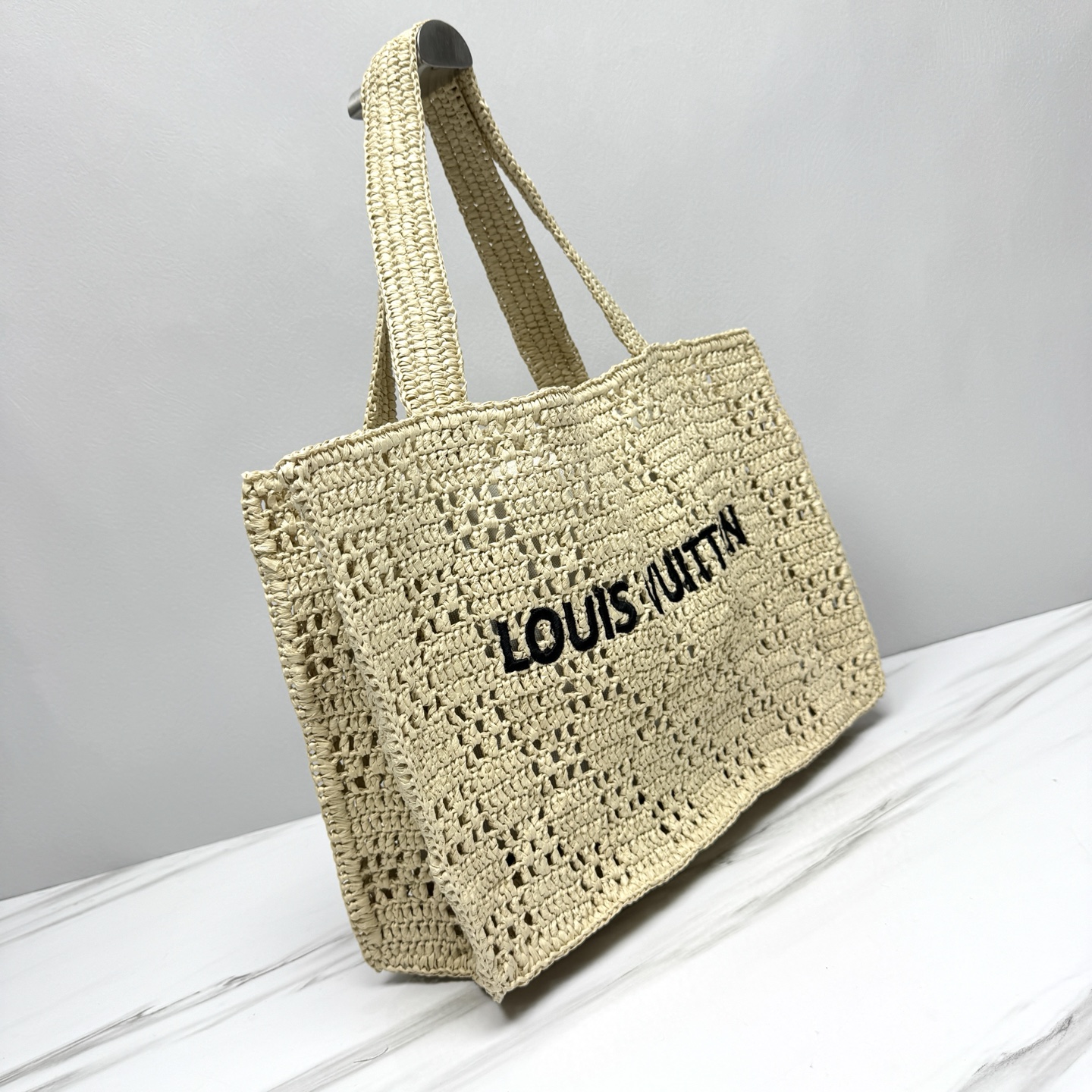 Foto 2 | Bolso Tejido A Mano Louis Vuitton De Gran Capacidad Para Mujer - Venta Internacional.